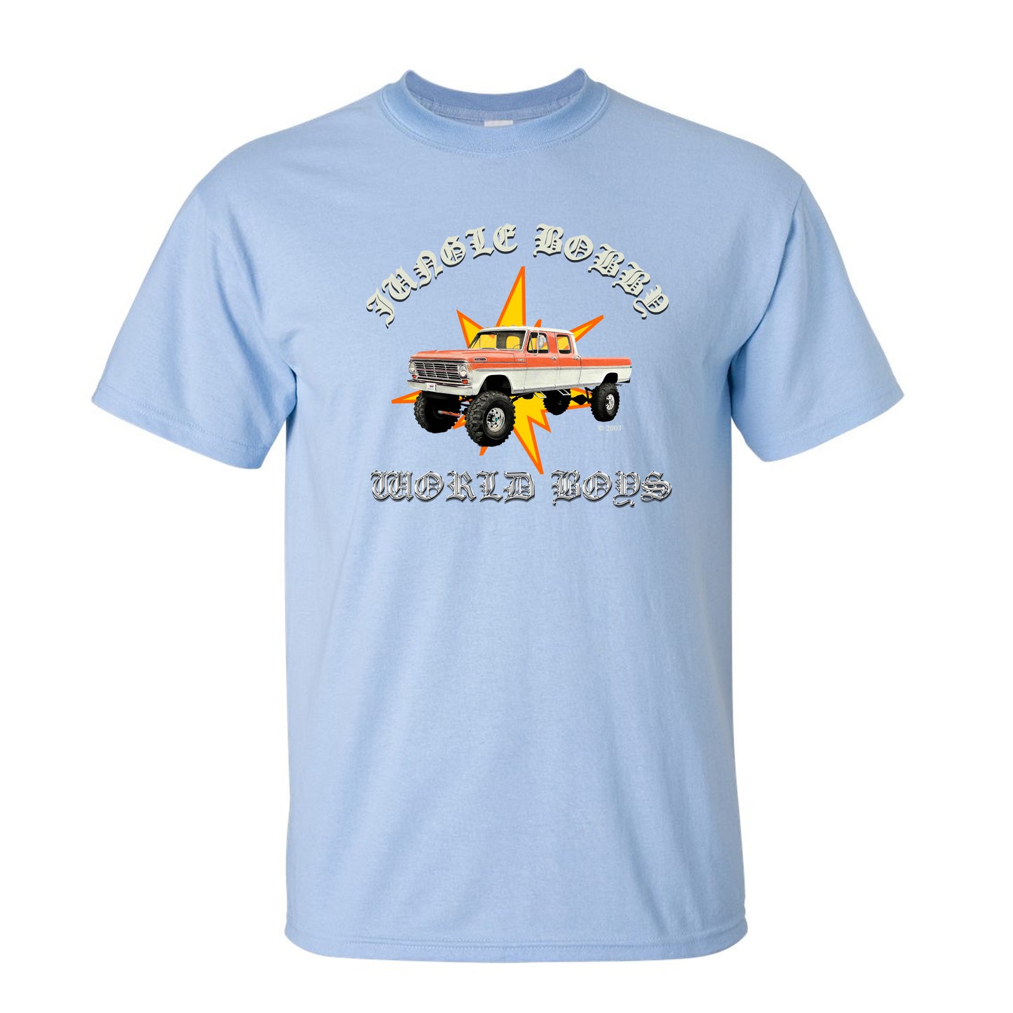 Light Blue JUNGLE BOBBY "Truck" Shirt