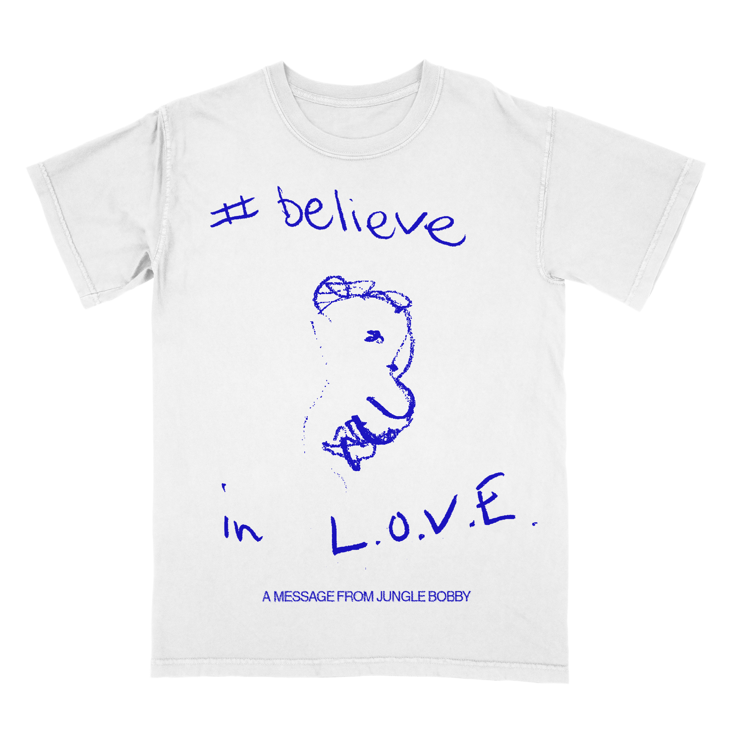 lovecrusader247 "#believe in L.O.V.E" shirt