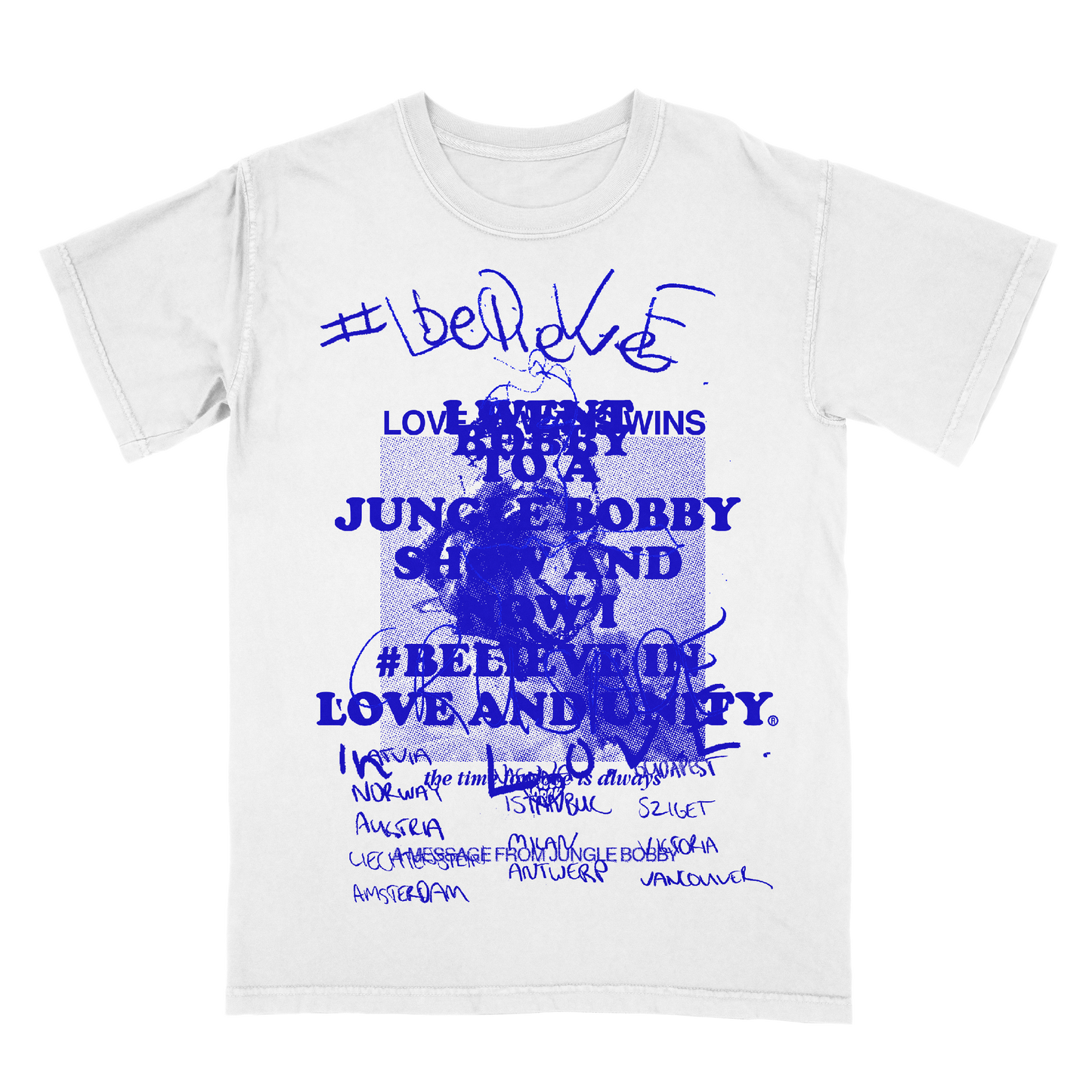 lovecrusader247 "#believe in L.O.V.E" shirt